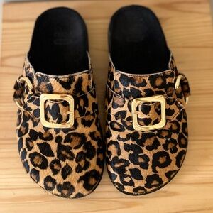 ASOS Design Mules Clogs leopard Boston Birkenstock